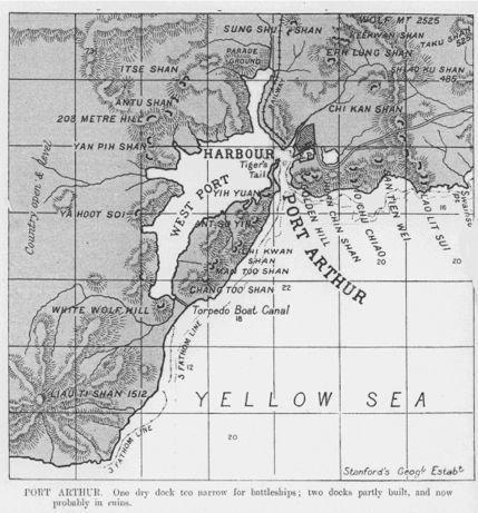 Mapa de Port Arthur
