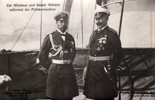 Zar Nicolas II y Kaiser Guillermo